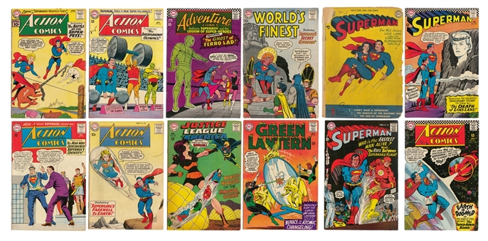 1950s-1960s "Superhero"-Themed Comic Books Collection Featuring "Action Comics", "Adventure Comics", "Superman" and More!
